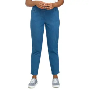 Alfred Dunner Women's Petite Super Stretch Mid-Rise Average Length Pant