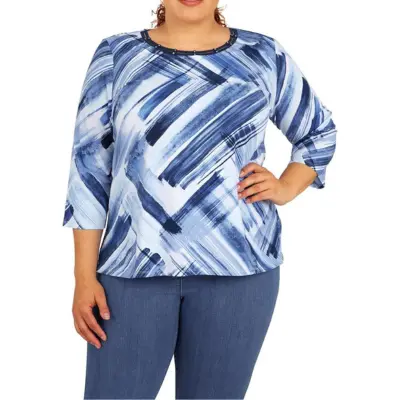 alfred dunner plus size tops​