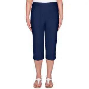 Alfred Dunner Women's Petite Allure Clam Digger Capri