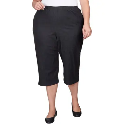 alfred dunner plus size capri pants​